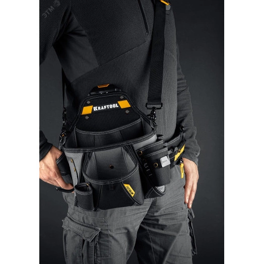 Поясная сумка сантехника KPB-20 с системой быстрого крепления