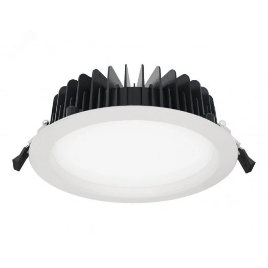 Светильник светодиодный встраиваемый downlight TLDR08-34-840-OL-EM1 34Вт 3300лм 4000K Ra80 IP65/IP20  с БАП 1 час