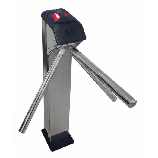 Турникет полуавтоматический SA320-Курс100-EM с    планками Антипаника, электронная проходная,       нержавеющая сталь