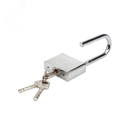 Замок навесной серия "Сталь" 60 мм длинная дужка