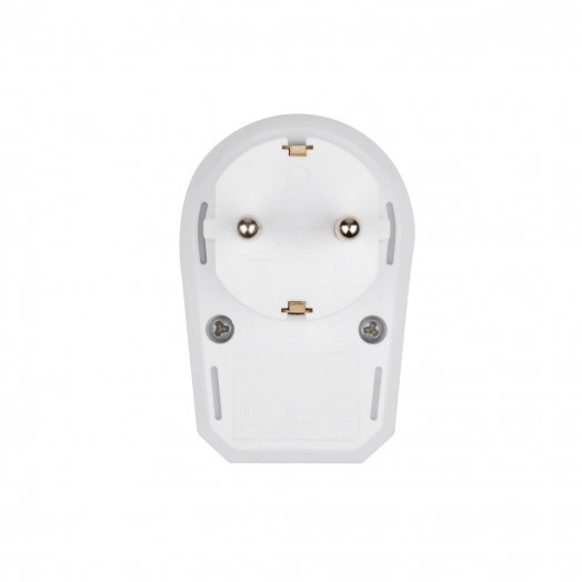 Переходник JAZZway AD-1GS с заземлением и выключателем