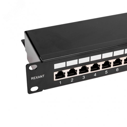 Панель коммутационная 19 дюймов 1U 24 порта STP RJ-45 CAT 5e