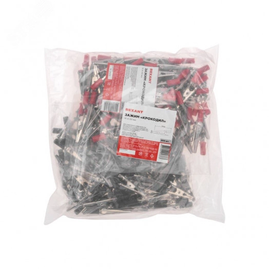 Зажим 'крокодил' 15 А 53 мм,