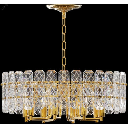 Люстра Sylvia 1049-308 8 х Е14 40 Вт хрусталь (Б0061220)