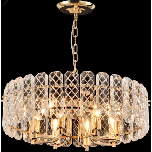 Люстра Sylvia 1049-308 8 х Е14 40 Вт хрусталь (Б0061220)