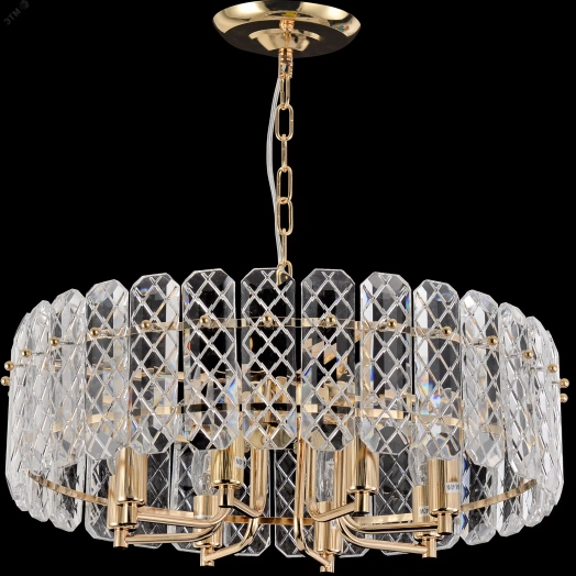 Люстра Sylvia 1049-308 8 х Е14 40 Вт хрусталь (Б0061220)