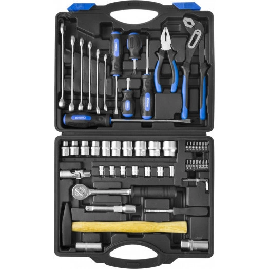 Набор инструмента универсальный, 56 предм., (1/2''+1/4'')