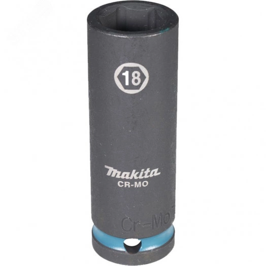 Головка торцовая ударная удлиненная Impact Black 1/2'' 18x81,5 мм