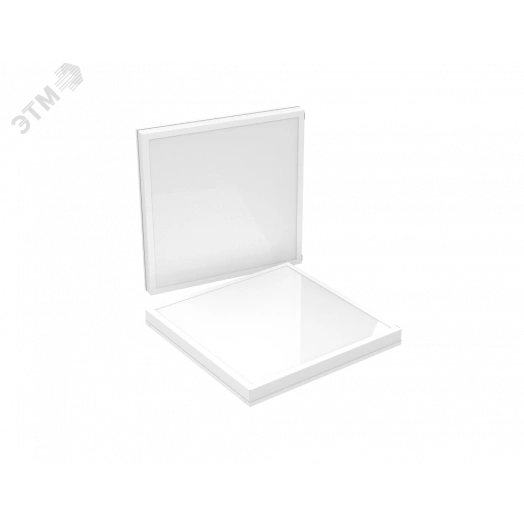 Светодиодный светильник C070/U медицинский встраиваемый/накладной 50 Вт CRI90 4000 K IP54 595х595х68 мм с опаловым рассеивателем аварийный автономный постоянного действия