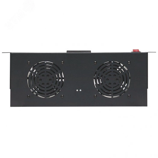 Блок охлаждения TERACOM PRO 1U 3 вентилятора с выключателем и электронным термостатом чёрный