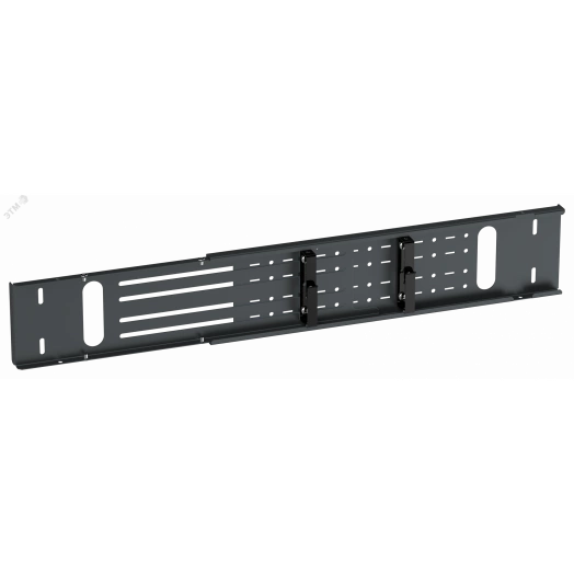 Органайзер кабельный LINEA S горизонтальный для шкафов глубиной 1000-1200 черный