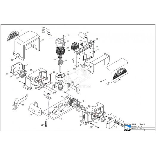 Пластина концевых выключателей BK-2200 BK-2200T BY-3500T (арт)