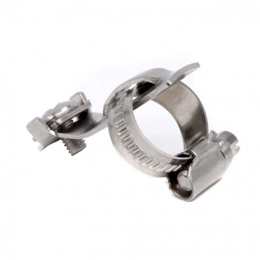 Хомут для заземления металлорукава и жестких труб 12-20 мм, нержавеющая сталь