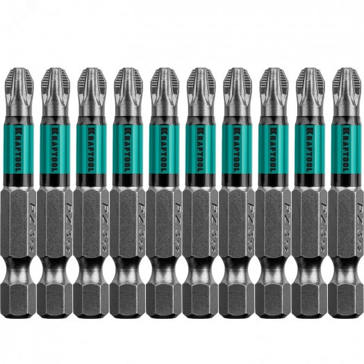 Кованые биты Optimum Line PZ3 50 мм 10 шт