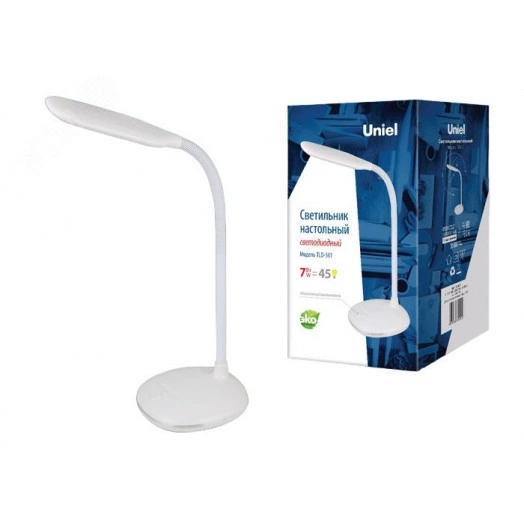 Светильник настольный 7W Механический выключатель TLD-561 White/LED/450Лм/4500K белый