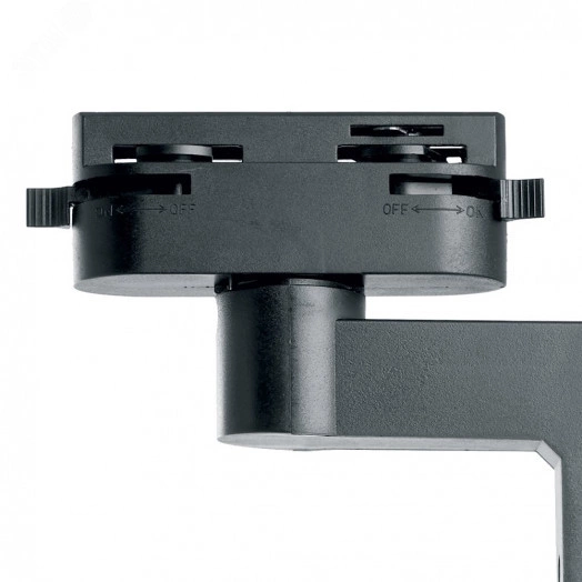 Светильник трековый на шинопровод ДПО E27 без лампы черный