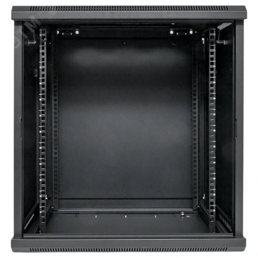 Шкаф настенный 19' TERACOM PRO 12U 600х450 мм дверь стеклянная с замком-ручкой чёрный