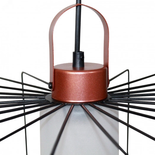 Светильник Манго 211 черн.муар медь (Плафон 9001) НСБ 01-60-171 Е27 подвесной