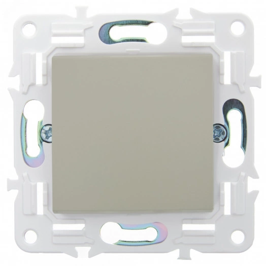 SKANDY Выключатель 1-клавишный 10А SK-V01B бежевый IEK