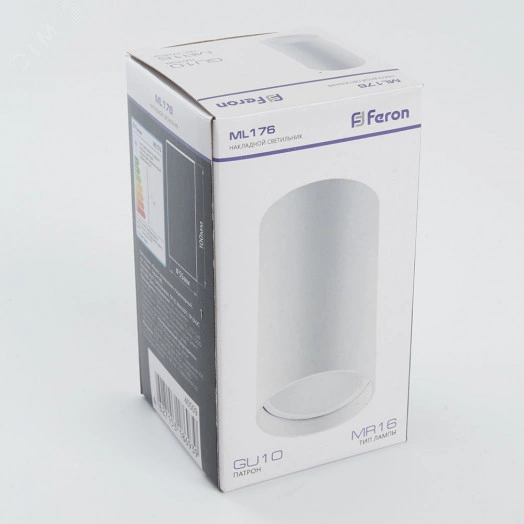 Светильник ДПО GU10 без лампы белый