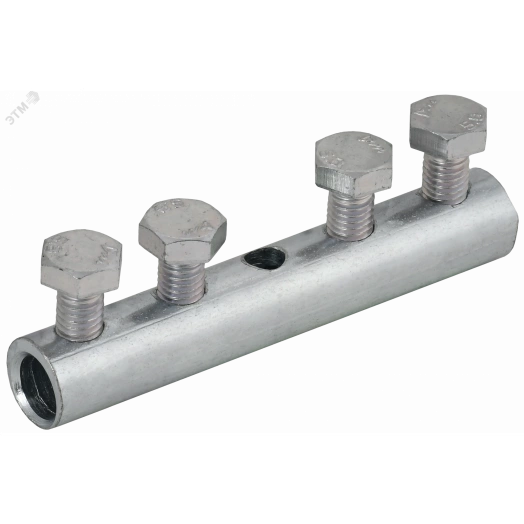 Зажим соединительный прямой пруток-пруток 6-10мм оцинкованная сталь IEK