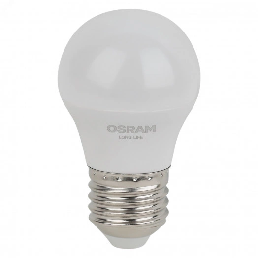 Лампа светодиодная LED 7Вт Е27 4000К 600Лм шар 220В (замена 60Вт) OSRAM