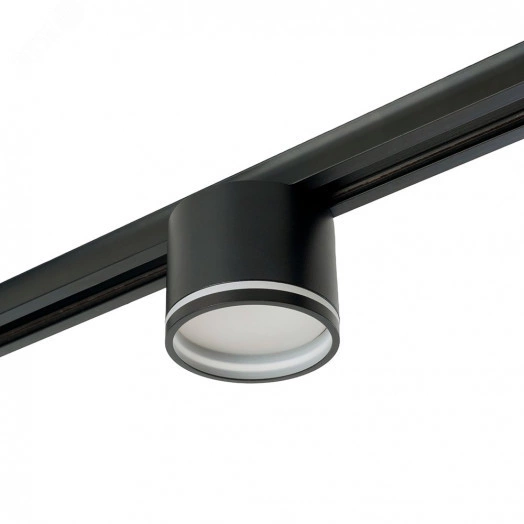 Светильник трековый на шинопровод ДПО GX53 без лампы IP40 черный