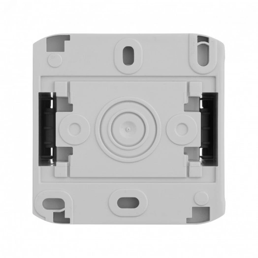 Quteo Переключатель одноклавишный наружный IP44 серый 10А