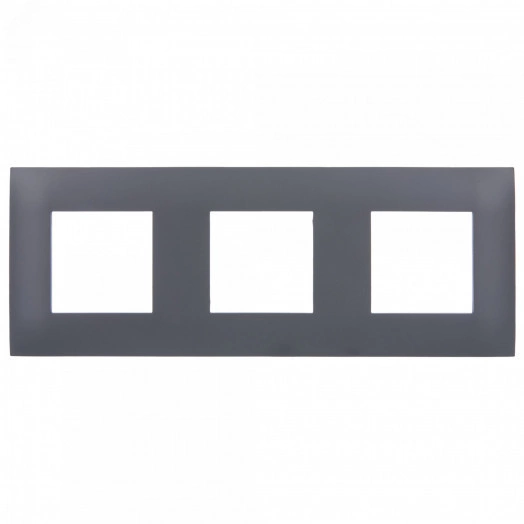 SKANDY Рамка 3-местная SK-F03T титан IEK