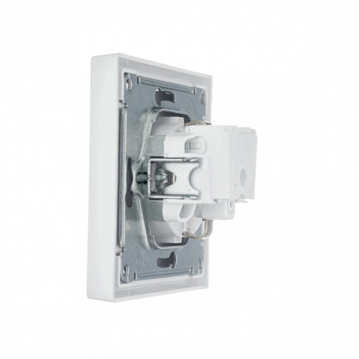 ARTGALLERY розетка с заземлением со шторками, 16А, механизм, белый