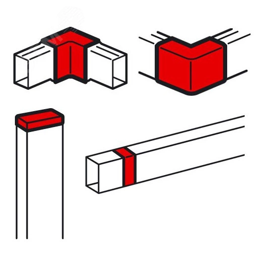 Торцевая заглушка/внутренний или внешний          угол/накладка на стык