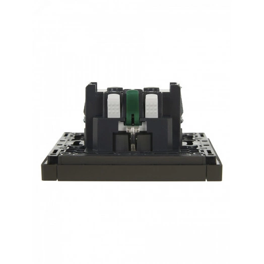 FORTE&PIANO Розетка 1-местная с заземлением с защитными шторками безвинтовое крепление 16А FP313 серый IEK