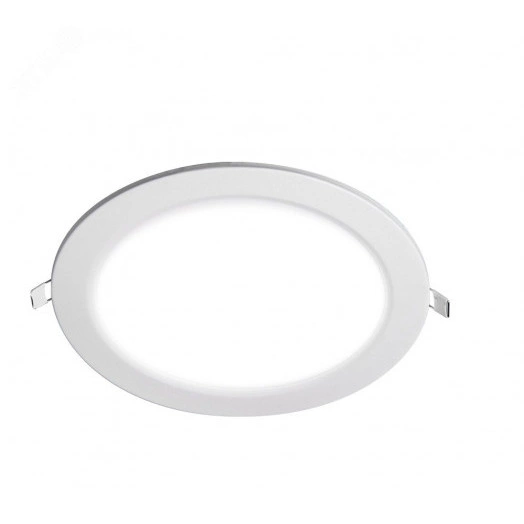 Светильник светодиодный ДВО-18w 4000K 1200 Лм IP40 WH d220мм встраиваемый круг