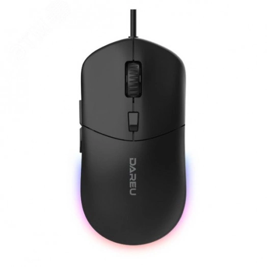 Мышь проводная 800-6400 dpi, подсветка RGB, 1.8 м, черный