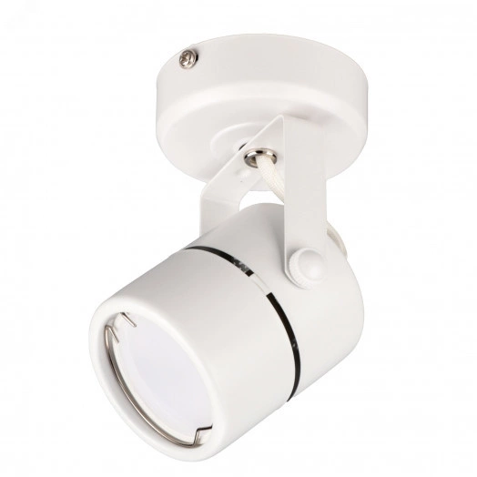 Светильник накладной, ARTON, поворотный, цилиндр, 60х60х85мм, GU10, металл, белый, 59962 3, Ritter