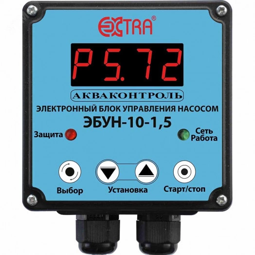 Электронный блок управления насоса с двухполюсным отключением с плавным пуском ЭБУН-2-10-1,5