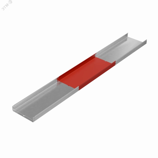 Лоток неперф. 100х500х1,2 L2500 мм Быстрый монтаж ПЛЮС
