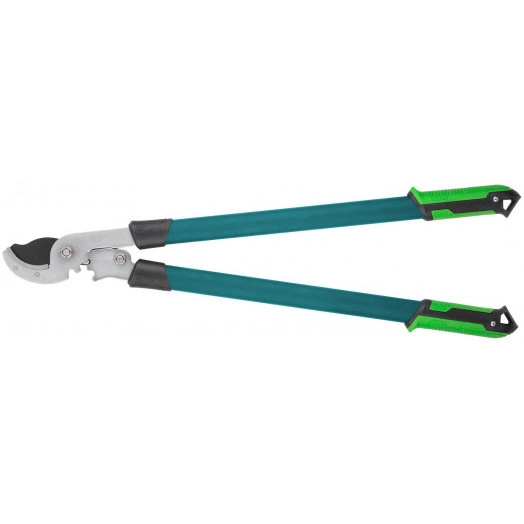 Сучкорез, тефлон. покрытие, наковальня, шестеренч. передача, стальные ручки с прорезинен. рукоятками