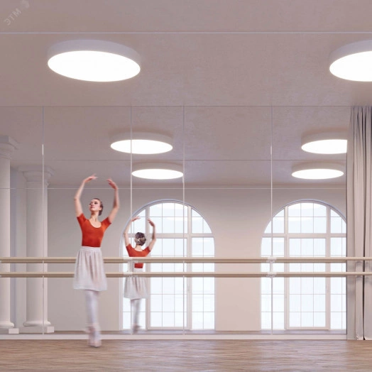 Светильник SP-PLATO-R1000-115W Day4000 (WH, 120 deg, 230V) (IP20 металл, 5 лет)