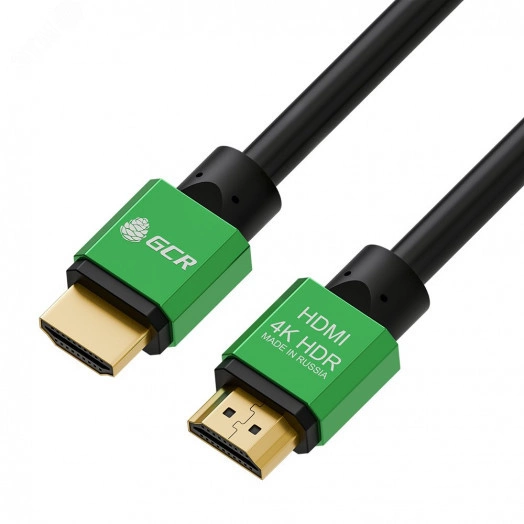 Кабель HDMI 2.0, Ultra HD 19М на 19М, 3 м., SLIM красный