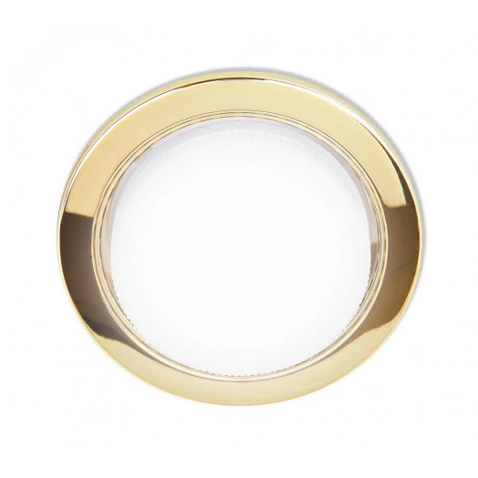 Светильник ФВО-15Вт встраиваемый под лампу GX53 золотой глянцевый, уп. 10 шт