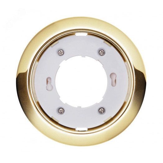 Светильник ФВО-15Вт встраиваемый под лампу GX53 золотой глянцевый, уп. 10 шт