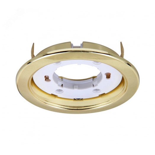 Светильник ФВО-15Вт встраиваемый под лампу GX53 золотой глянцевый, уп. 10 шт