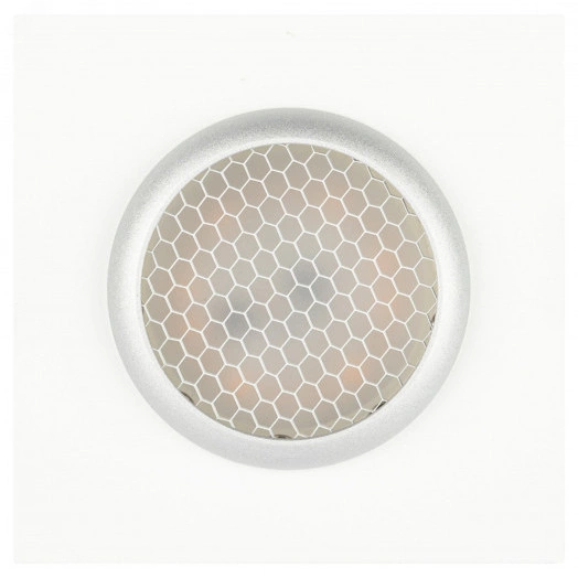 Светильник встраиваемый алюминиевый KL110 WH/SL MR16 GU5.3 белый/серебро матовый