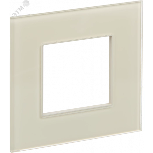 SKANDY Рамка 1-местная SK-F21B стекло беж. IEK