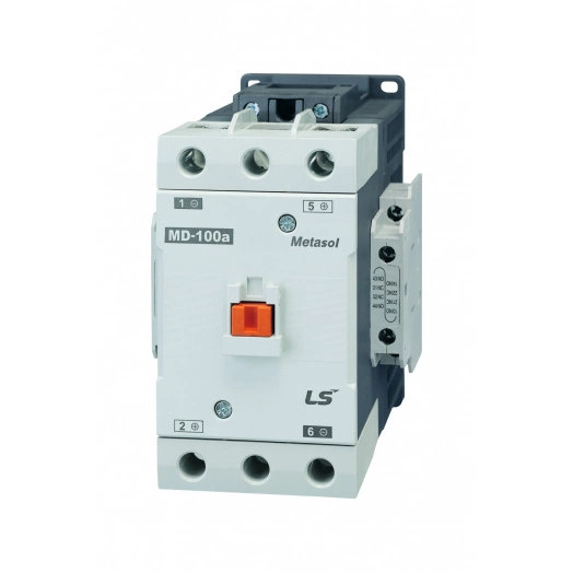 2-полюсный контактор постоянного тока MD-100a AC220V 50/60Hz Screw 2a2b