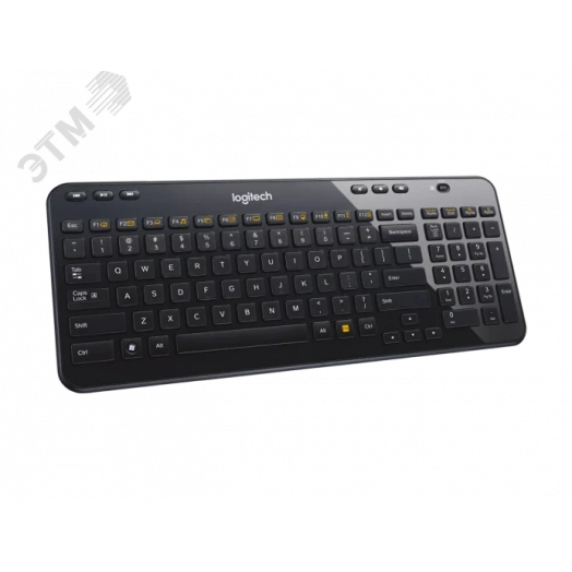 Клавиатура беспроводная K360, 104 клавиши, черный