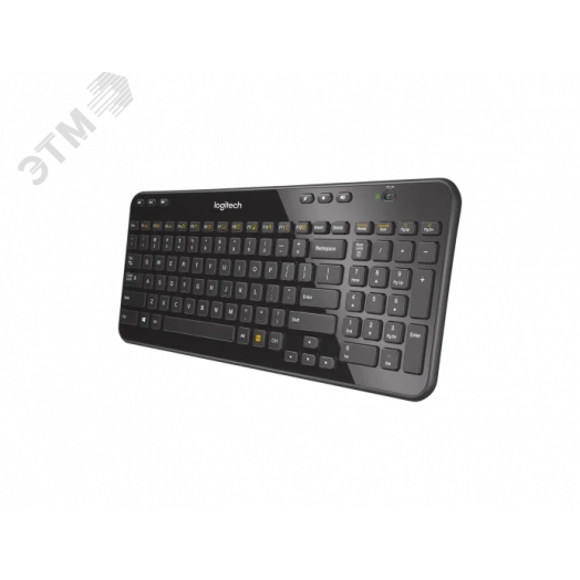 Клавиатура беспроводная K360, 104 клавиши, черный