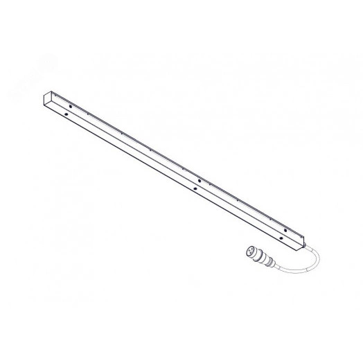 Блок распределения питания Uniprom. управляемый. 0U. 240В. 1Ф. 32A. 36xC13 6xC19. 3м кабель. IEC309