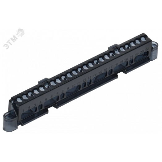 Суппорт для шин в корпус (ширина 8 модулей) TEKFOR